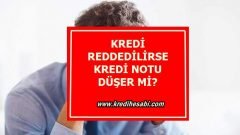 Kredi Reddedilirse Puanım Düşer Mi?
