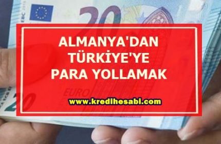Almanya’dan Türkiye’ye Para Yollamak (MASRAFSIZ GÖNDERME) 