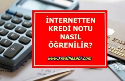 İnternetten Kredi Notu Nasıl Öğrenilir?