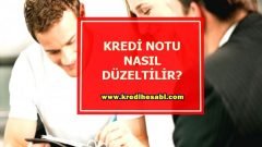 Kredi Notu Nasıl Yükseltilir? (2019 GÜNCEL)